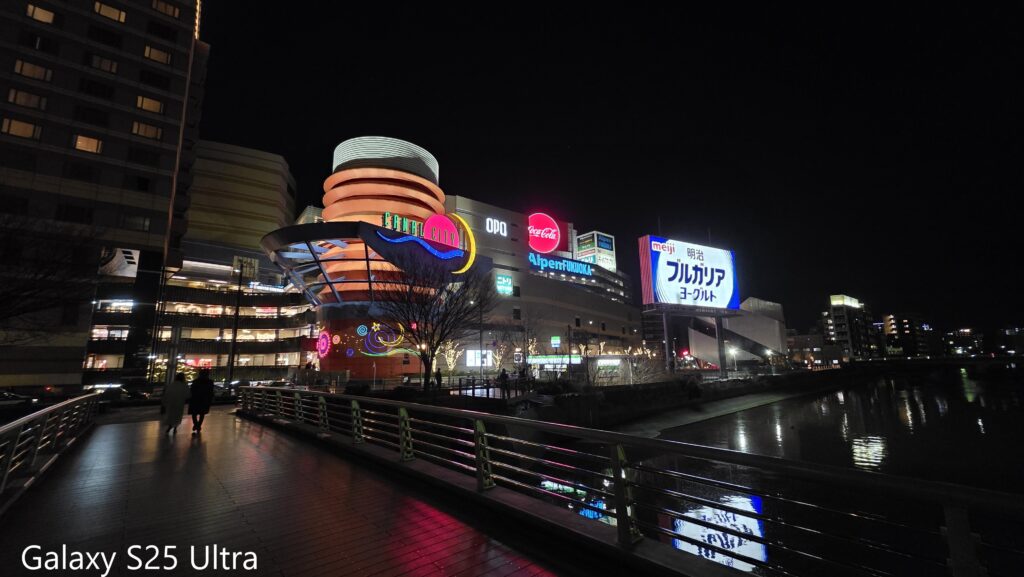 Galasy S25 Ultra 超広角カメラ夜景画像-1
