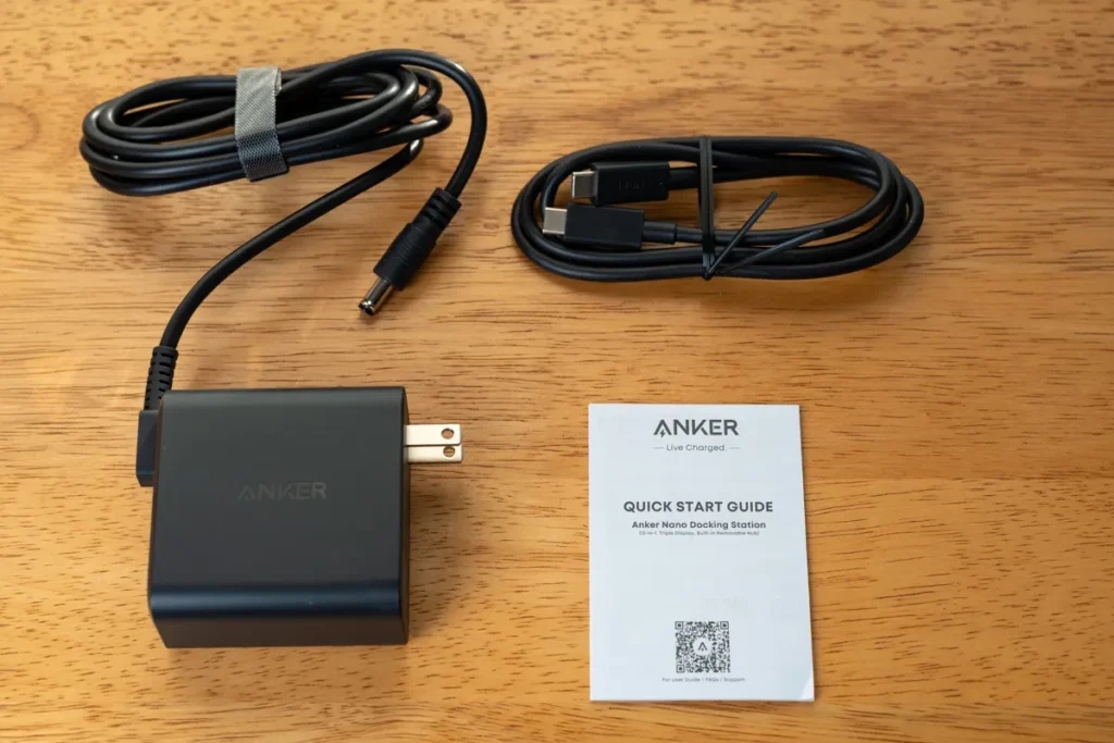 Anker Nano ドッキングステーション 付属品