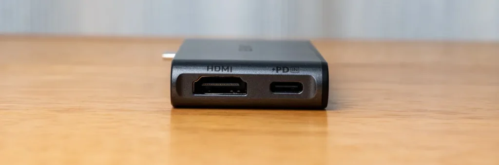Anker Nano USB-C ハブ (6-in-1, 5Gbps) 側面