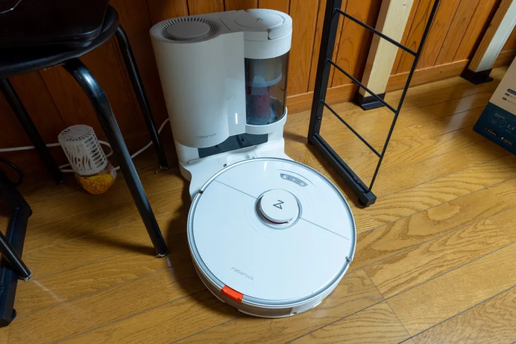 Roborock S7+が自力でステーションから出られなくなった