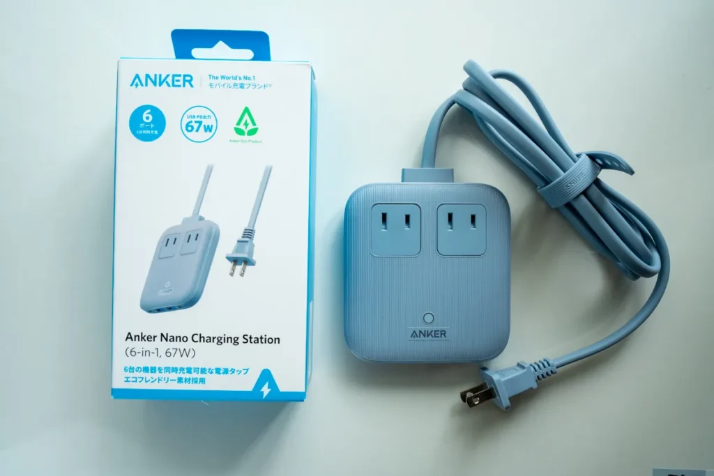 Anker Nano Charging Station  (6-in-1, 67W) パッケージ