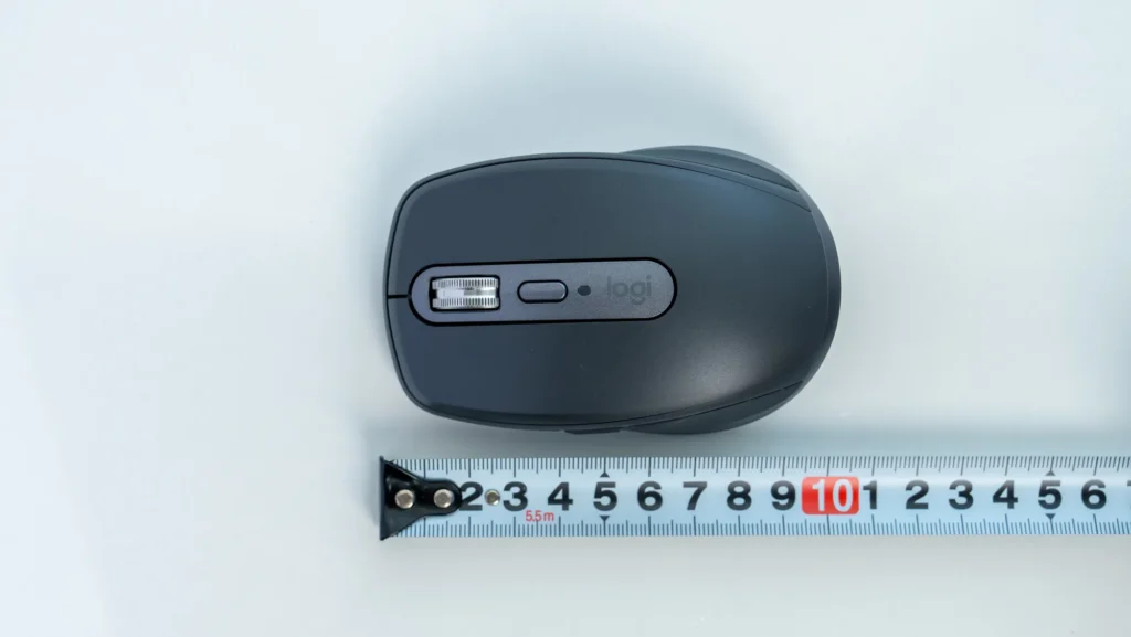 MX Anywhere 3Sの大きさは100.5mm