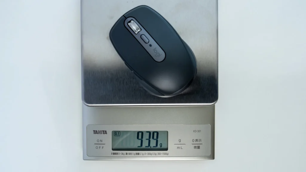 MX Anywhere 3Sの重さは93.9g