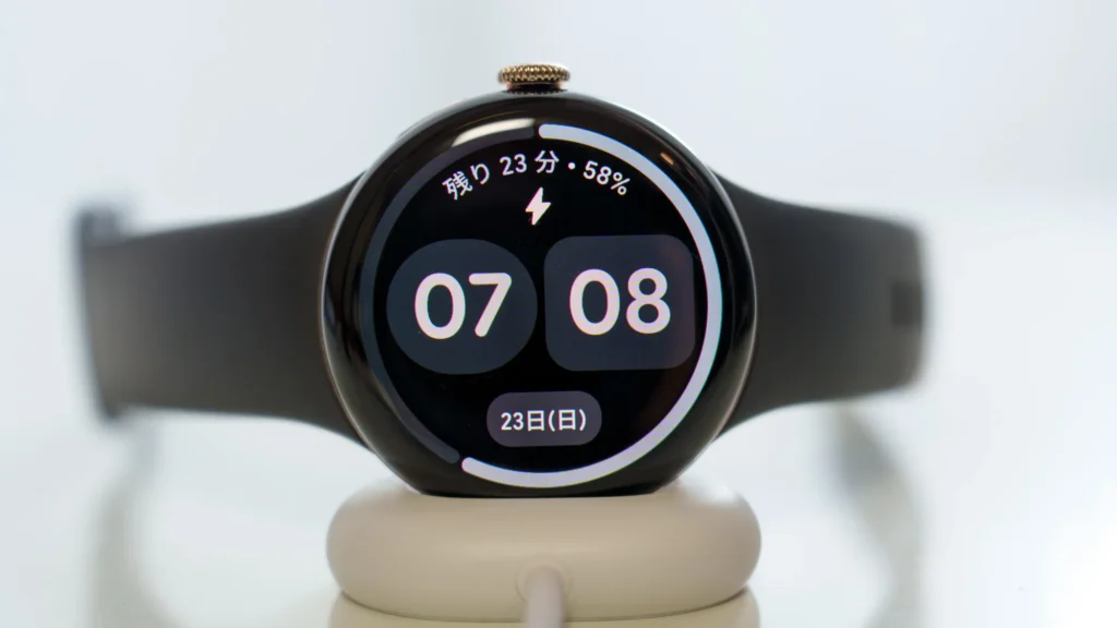 Pixel Watch 5の充電は爆速