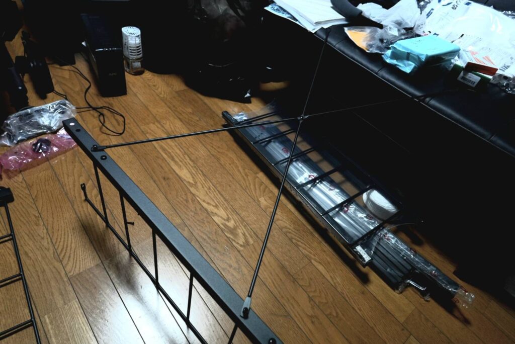 一人でも組み立てられる