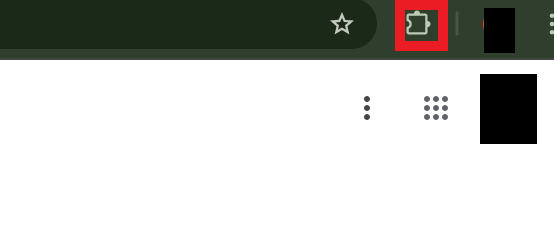 chrome 拡張機能ボタン