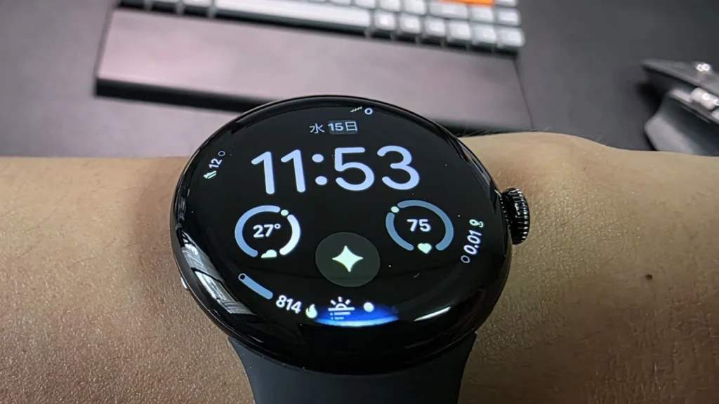 Google Pixel Watch 4の手を上げて話す機能